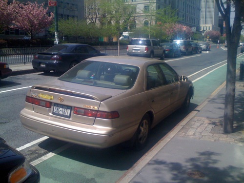 Bike lane asshole