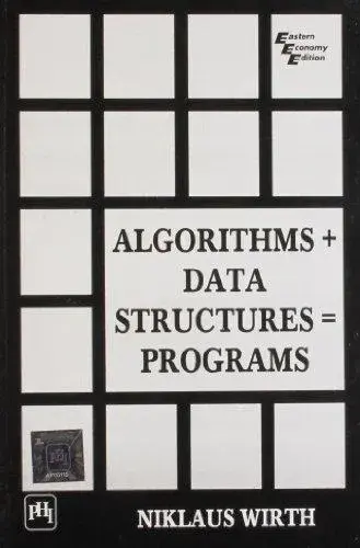 The cover of Niklaus Wirth's Algorithms + Data Structures = Programs