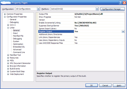 VC++ Registration